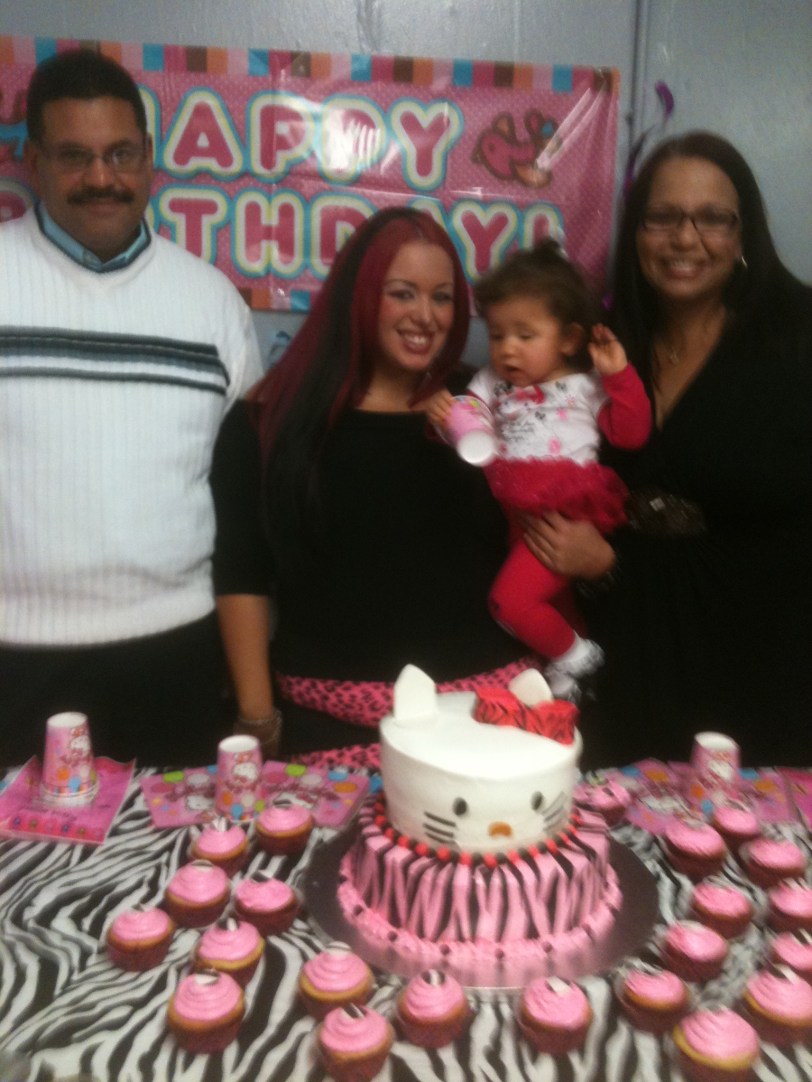 me Jeanette baby Angelina and Teresita